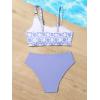 imageSOLY HUX Girls Bikini Sets Floral Print Bathing Suits Two Piece SwimsuitPurple Floral