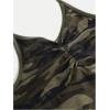 imageSOLY HUX Girls Camo Print Ruched Halter Crop Tank Top Sleeveless Summer TopsGreen Camo