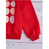 imageSOLY HUX Girls Graphic Print Round Neck Sweatshirt Long Sleeve Drop Shoulder Pullover TopsRed Graphic