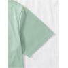 imageSOLY HUX Girls Graphic Tees Cute Cartoon Print T Shirts Crew Neck Short Sleeve Summer TopsGreen Cartoon