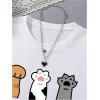 imageSOLY HUX Girls Graphic Tees Cute Cartoon Print T Shirts Crew Neck Short Sleeve Summer TopsWhite Cartoon