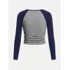 imageSOLY HUX Girls Long Sleeve T Shirts Cute Graphic Tees Casual Teen Tops Preppy Back to School ClothesDark Blue and Grey