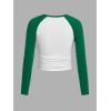 imageSOLY HUX Girls Long Sleeve T Shirts Cute Graphic Tees Casual Teen Tops Preppy Back to School ClothesGreen Graphic