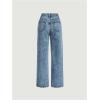 imageSOLY HUX Girls Ripped Straight Leg High Waisted Jeans Dressy Casual Denim Pants