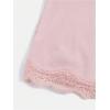 imageSOLY HUX Girls Sleeveless Lace Trim Camisoles Spaghetti Strap Ribbed Crop Tank TopsPlain Light Pink