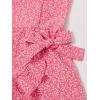 imageSOLY HUX Girls Spaghetti Strap Dress Floral Print Sleeveless Summer Beach Casual Sundress Aline Mini DressesDark Pink Floral