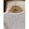 imageSOLY HUX Girls Sweater Crew Neck Long Sleeve Drop Shoulder Casual Knitted Pullover TopPure White