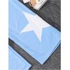 imageSOLY HUX Girls Sweatsuits 2 Piece Outfits Star Graphic Long Sleeve Zip Up Hoodie Jacket and Pants SetBlue Star