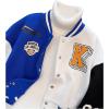 imageSOLY HUX Girls Varsity Jacket Color Block Letter Graphic Button Down Long Sleeve Baseball Jacket OuterwearMulticoloured