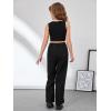 imageSOLY HUX Girls Y2k Baggy Wide Leg Pants Drawstring Waist Trousers with Pocket StreetwearBlack Star