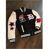 imageSOLY HUX Mens Varsity Jacket Color Block Graphic Long Sleeve Streetwear Y2k Baseball JacketMulticoloured Letter