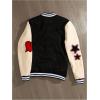 imageSOLY HUX Mens Varsity Jacket Color Block Graphic Long Sleeve Streetwear Y2k Baseball JacketMulticoloured Letter
