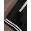 imageSOLY HUX Mens Varsity Jacket Color Block Letter Graphic Print Long Sleeve Casual Baseball JacketBlack and White Letter