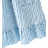 imageSOLY HUX Toddler Girls Floral Applique Dress Square Neck Cap Sleeve Ruffle Hem Summer Midi DressesLight Blue