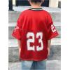 imageSOLY HUX Toddler Girls Graphic TShirts Short Sleeve V Neck Tee Shirts Jersey Tops Y2k StreetwearRed Letter