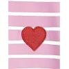 imageSOLY HUX Toddler Girls Striped Print Short Sleeve Tee Shirts Heart Crewneck Cute Summer TopsPink Striped