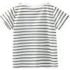 imageSOLY HUX Toddler Girls Striped Print Short Sleeve Tee Shirts Heart Crewneck Cute Summer TopsWhite and Green