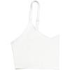 imageSOLY HUX Toddler Girls Two Piece Swimsuit Color Block Bikini Sets Ribbed Knit Bathing Suits White and Pink 6Y