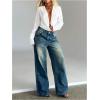 imageSOLY HUX Womens Deep V Neck Draped Crop Blouse Long Sleeve Shirts Going Out Cropped TopsPure White