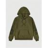 imageSOLY HUX Womens Graphic Hoodies Butterfly Print Long Sleeve Drawstring Pocket Sweatshirt Pullover TopsArmy Green Graphic Print