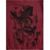 imageSOLY HUX Womens Graphic Hoodies Butterfly Print Long Sleeve Drawstring Pocket Sweatshirt Pullover TopsRed Graphic Print