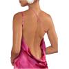 imageSOLY HUX Womens Mini Dress Tie Dye One Shoulder Sleeveless Backless Draped Summer DressesPink Tie Dye