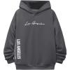 imageSOLY HUX Boys Hoodies Letter Graphic Sweatshirt Drop Shoulder Long Sleeve Casual Pullover TopsGrey Letter
