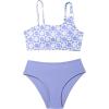 imageSOLY HUX Girls Bikini Sets Floral Print Bathing Suits Two Piece SwimsuitPurple Floral