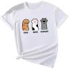 imageSOLY HUX Girls Graphic Tees Cute Cartoon Print T Shirts Crew Neck Short Sleeve Summer TopsWhite Cartoon