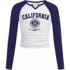 imageSOLY HUX Girls Long Sleeve T Shirts Cute Graphic Tees Casual Teen Tops Preppy Back to School ClothesDark Blue and White