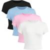 White Pink Blue Black