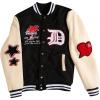 imageSOLY HUX Mens Varsity Jacket Color Block Graphic Long Sleeve Streetwear Y2k Baseball JacketMulticoloured Letter