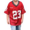 imageSOLY HUX Toddler Girls Graphic TShirts Short Sleeve V Neck Tee Shirts Jersey Tops Y2k StreetwearRed Letter