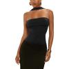 imageSOLY HUX Womens Sleeveless Halter Bodysuit Open Back Body Suits Sexy Party Slim Fit Backless TopsPure Black