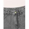 imageSOLY HUX Womens Summer Denim Shorts High Waisted Button Casual Straight Leg Jeans ShortsLight Grey