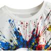 imageSOLY HUX Boys Baseball Print Graphic Tee Tops Short Sleeve Crew Neck Summer T ShirtsWhite Baseball