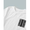 imageSOLY HUX Boys Boho Paisley Print Short Sleeve T Shirt and Shorts Set 2 Piece OutfitsBlack and White Paisley