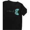 imageSOLY HUX Boys Letter Graphic Short Sleeve Tee Shirt and Drawstring Waist Shorts Set 2 Piece OutfitBlack and Mint Green