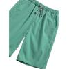 imageSOLY HUX Boys Letter Graphic Short Sleeve Tee Shirt and Drawstring Waist Shorts Set 2 Piece OutfitBlack and Mint Green