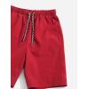 imageSOLY HUX Boys Letter Graphic Short Sleeve Tee Shirt and Drawstring Waist Shorts Set 2 Piece OutfitBlack and Red