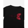imageSOLY HUX Boys Letter Graphic Short Sleeve Tee Shirt and Drawstring Waist Shorts Set 2 Piece OutfitBlack and Red