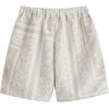 imageSOLY HUX Boys Summer Boho Paisley Print Drawstring High Waisted ShortsApricot Paisley