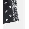 imageSOLY HUX Boys Summer Boho Paisley Print Drawstring High Waisted ShortsBlack and White