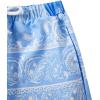 imageSOLY HUX Boys Summer Boho Paisley Print Drawstring High Waisted ShortsBlue Paisley Print