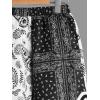 imageSOLY HUX Boys Summer Boho Paisley Print Drawstring High Waisted ShortsPaisley Print Black and White