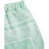 imageSOLY HUX Boys Summer Boho Paisley Print Drawstring High Waisted ShortsPaisley Print Green