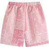 imageSOLY HUX Boys Summer Boho Paisley Print Drawstring High Waisted ShortsPink Paisley