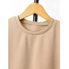 imageSOLY HUX Boys Summer Short Sleeve Letter Tee Shirt and Track Shorts 2 Piece OutfitMocha Brown Letter