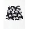 imageSOLY HUX Boys Swim Trunks Beach Board Shorts with Mesh Lining Teen Boys Quick Dry Swim ShortsBlack and White