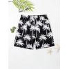 imageSOLY HUX Boys Swim Trunks Beach Board Shorts with Mesh Lining Teen Boys Quick Dry Swim ShortsBlack and White